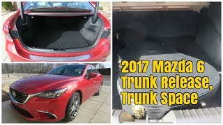 2017 Mazda 6 Trunk Release If You're Trapped Inside/Fit a Guitar in the Trunk Longways