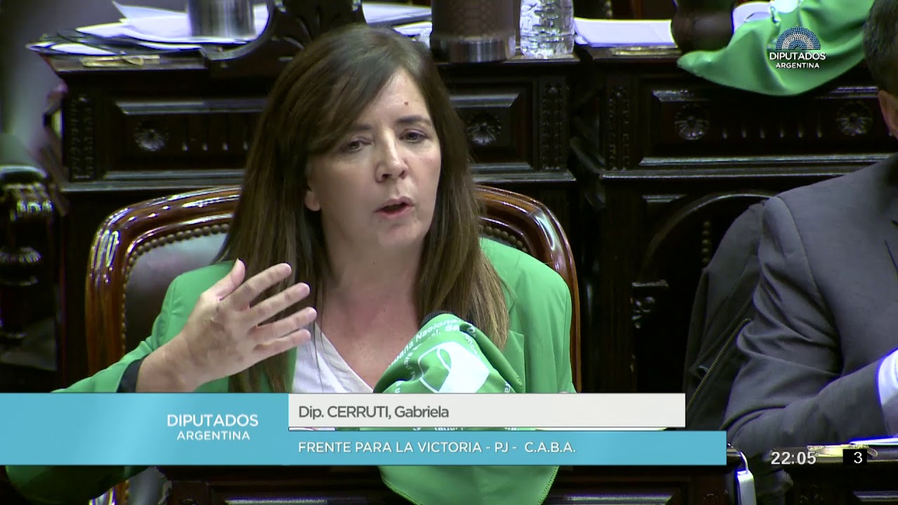 Diputada Cerruti Gabriela - Sesión 13-06-2018 - PL
