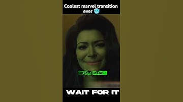 Coolest marvel transition ever 🥶 ll  Wait for end ll #shorts #transition #transformation #marvel