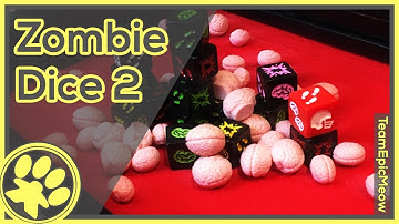 Zombie Dice 2 Double Feature Game Play [4 Players]
