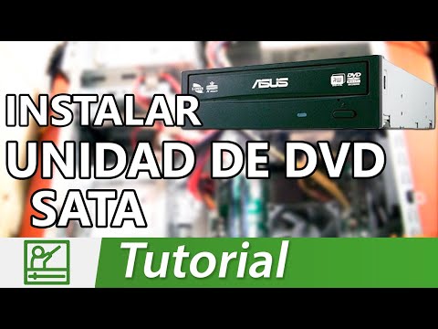 Video: Cómo Instalar Una Unidad óptica