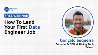 How to Land Your First Data Engineer Job  Gonçalo Sequeira