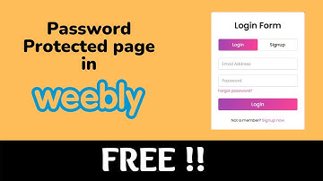 Create Password Protected site in Weebly FREE | Samyak