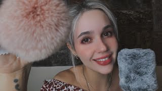 ASMR cleaning up camera and you with brushes, fabric 🖌️