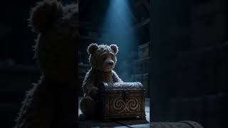 A teddy bear guarding a mysterious box. #shorts