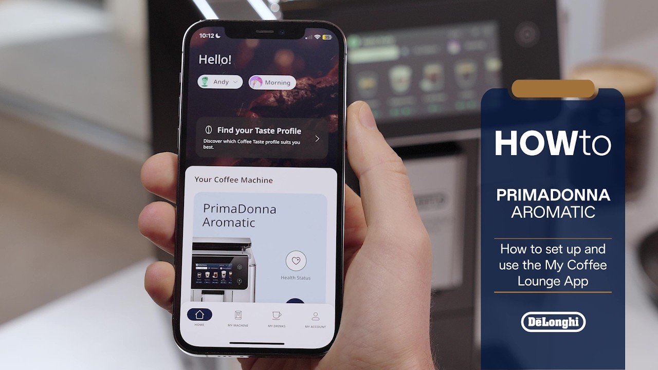 PrimaDonna Aromatic | How to set up and use the My Coffee Lounge App