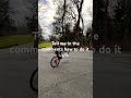 Mountainbike outdoors driving