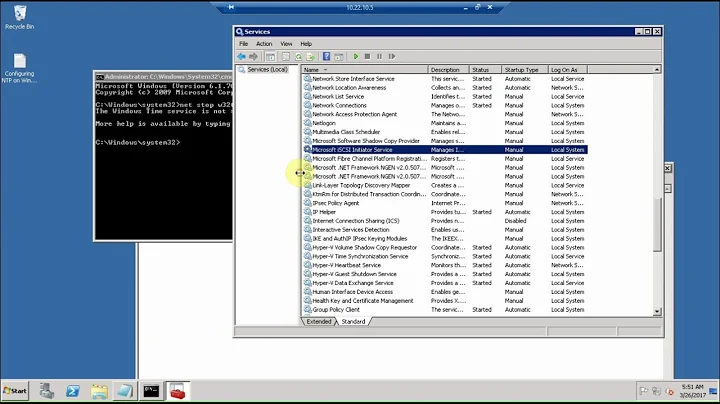 Configuring NTP on Windows 2008 R2