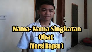 Singkatan Nama Obat Versi Baper π