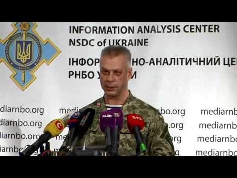 Andriy Lysenko. Ukraine Crisis Media Center, 4th of November 2014