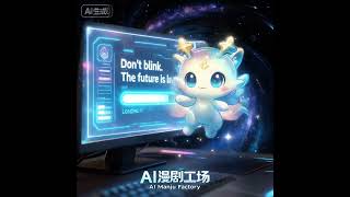 Don’t blink. The future is loading#ai #future #manga