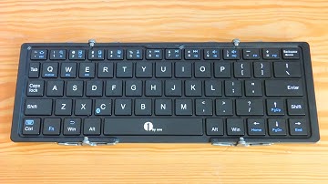 1byone Foldable Bluetooth Keyboard unboxing and Review