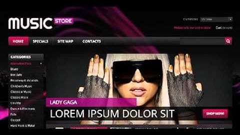 Preview Music Store TMT Magento