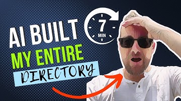 I Built A Directory With AI in 7 Minutes