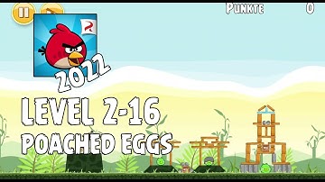 Angry Birds (2022) | Poached Eggs | Level 2-16 | 3-star Walkthrough