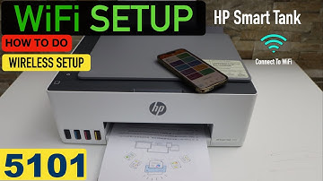 HP Smart Tank 5101 WiFi Setup, Connect To Wireless Network.