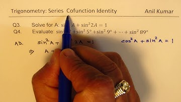 Sum and Product of Trigonometric Series | Grade 11 | IITJEE
