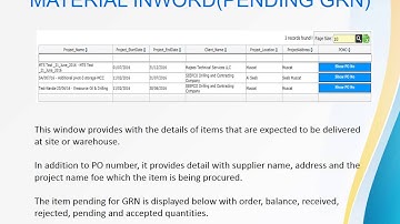 eresource NFRA Stores Module