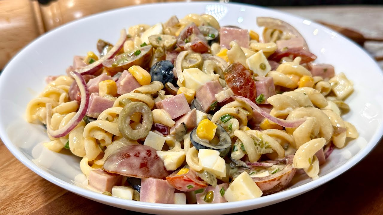 ENSALADA DE PASTA 🥗🍝 La receta más fresca y completa para este verano