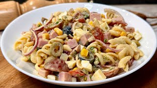 LA MEJOR ENSALADA DE PASTA 🥗🍝 ¡Una receta para triunfar este verano!