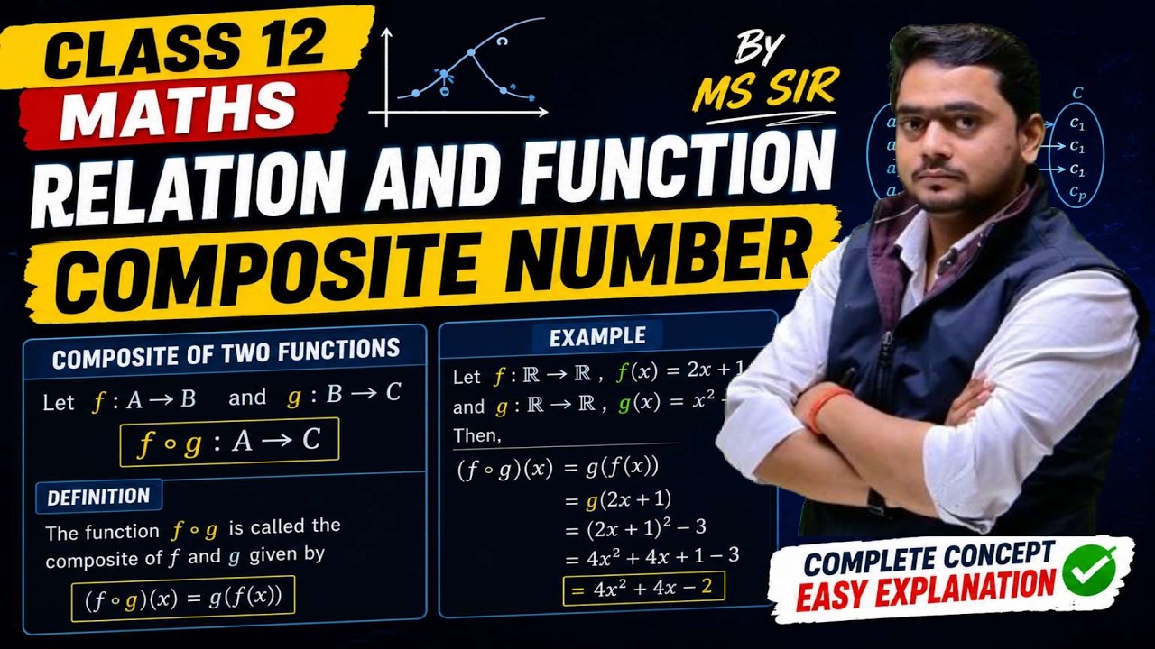 Class 12 Maths | Relation and Function Chapter | Composite Function ...