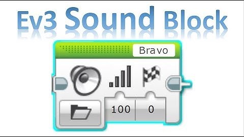 EV3 Sound Block | Basics(Hardware) 1/11