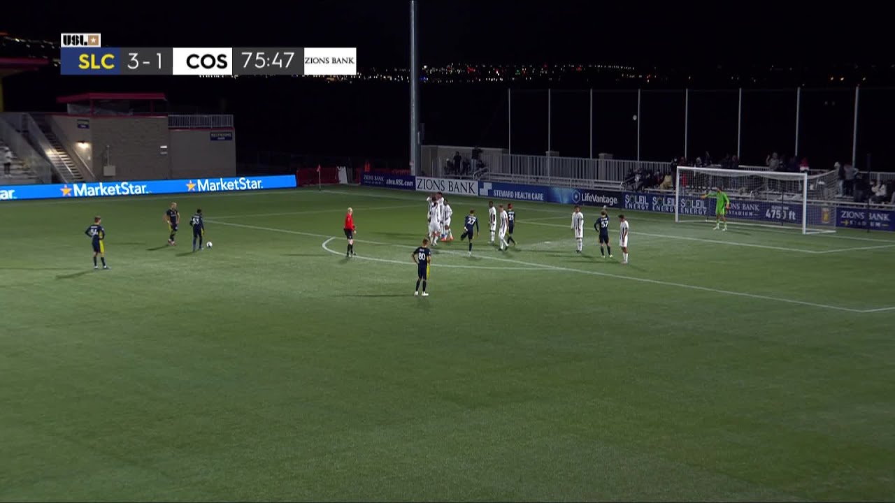 Noah Powder with a Goal vs. Colorado Springs Switchbacks FC