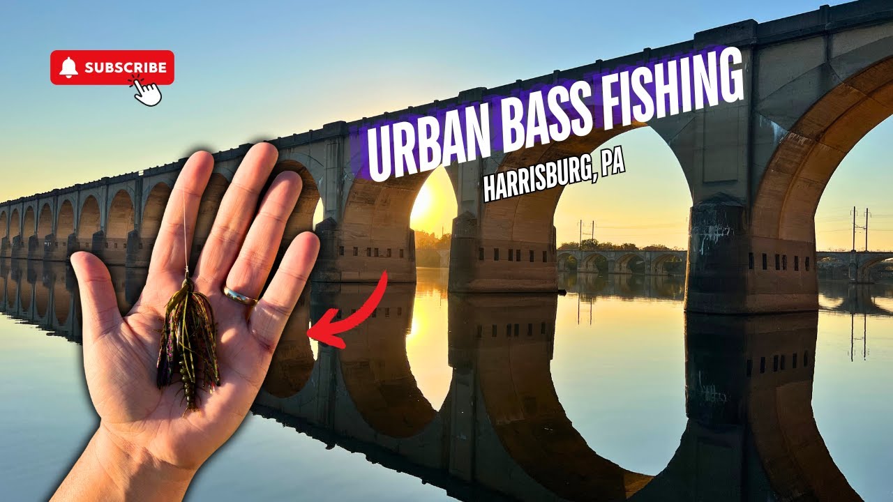 Urban Bass Fishing in the Heart of Downtown Harrisburg, PA!
