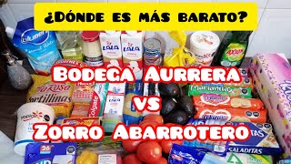 Compras en Bodega y Zorro Abarrotero 🤑 DESPENSA MENSUAL #bodegaaurrera #despensa
