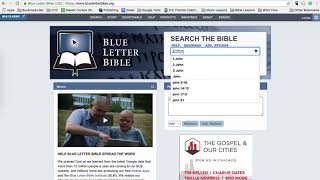 Bible Gateway and Blue Letter Bible Tutorial