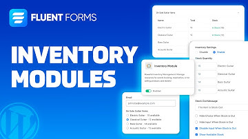 How to Manage Your Inventory Online with Fluent Forms
