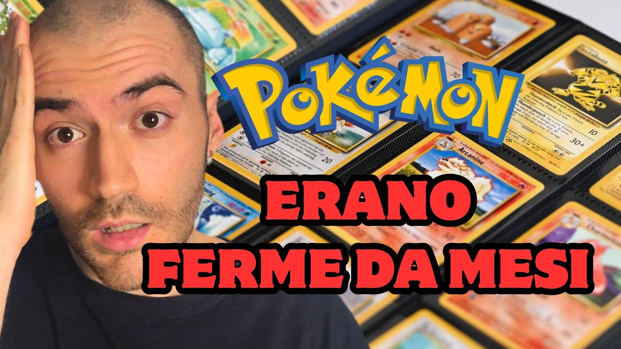 Carte Pokémon ferme da MESI… oggi finiscono FINALMENTE negli album! 