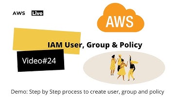 24. AWS IAM - User, Group and Policy