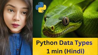 Python Data Types Explained in 1 Min (Hindi) | int, float, string, boolean (Beginner Friendly)
