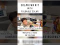 Solar Fan kit | 6 घंटे का बैकअप | 🤑सिर्फ़ 1850 मैं | Free Delivery ✅