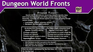 Dungeon World Fronts | #dungeonworld