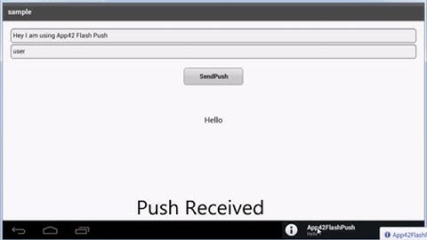 Integrating Push Notification in Flash