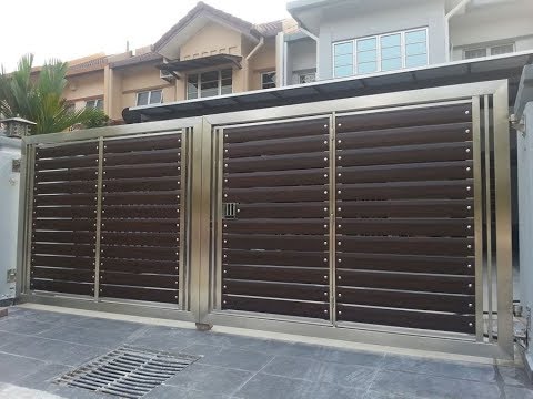 Desain Pintu Gerbang Rumah Moderen Minimalis