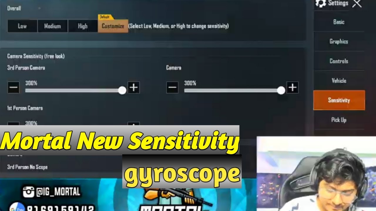 Mortal New Sensitivity | Gyroscope