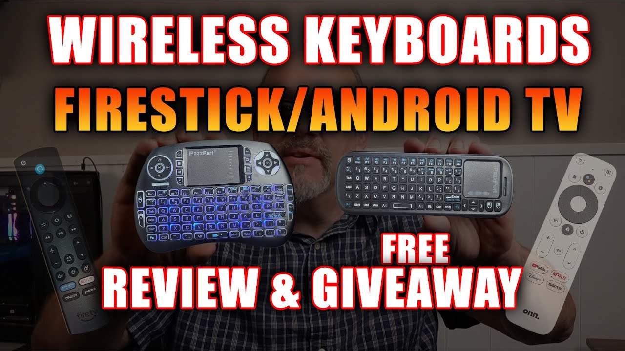 WATCH & WIN – REVIEW | iPazzPort WIRELESS Keyboards for Amazon Firestick – New of 2024!