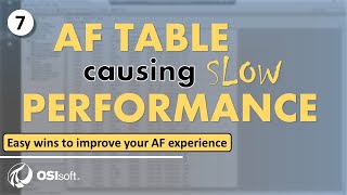 Improve your AF Experience - AF Table causing Slow Performance