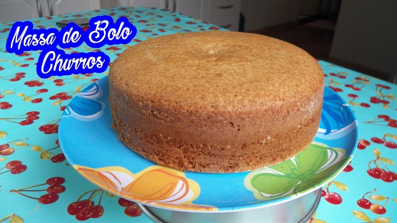 MASSA DE BOLO CHURROS - Bru na Cozinha
