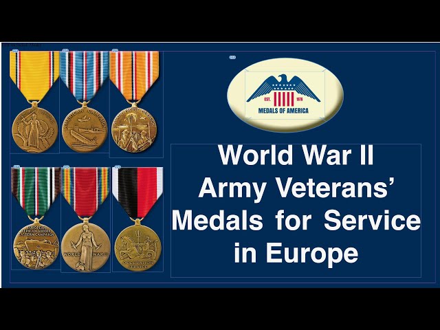 Army World War Ii Veterans Medals For