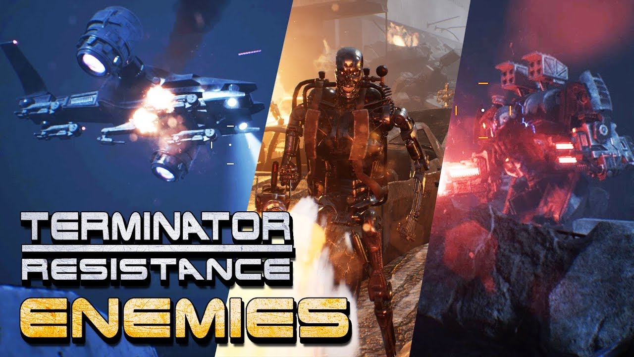 The Enemies in Terminator Resistance