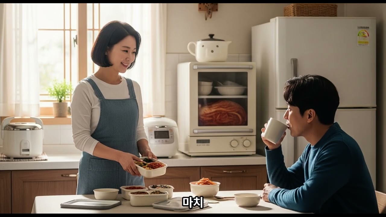 잠든 줄 알았던 아내가… 나를 보고 웃고 있었어요