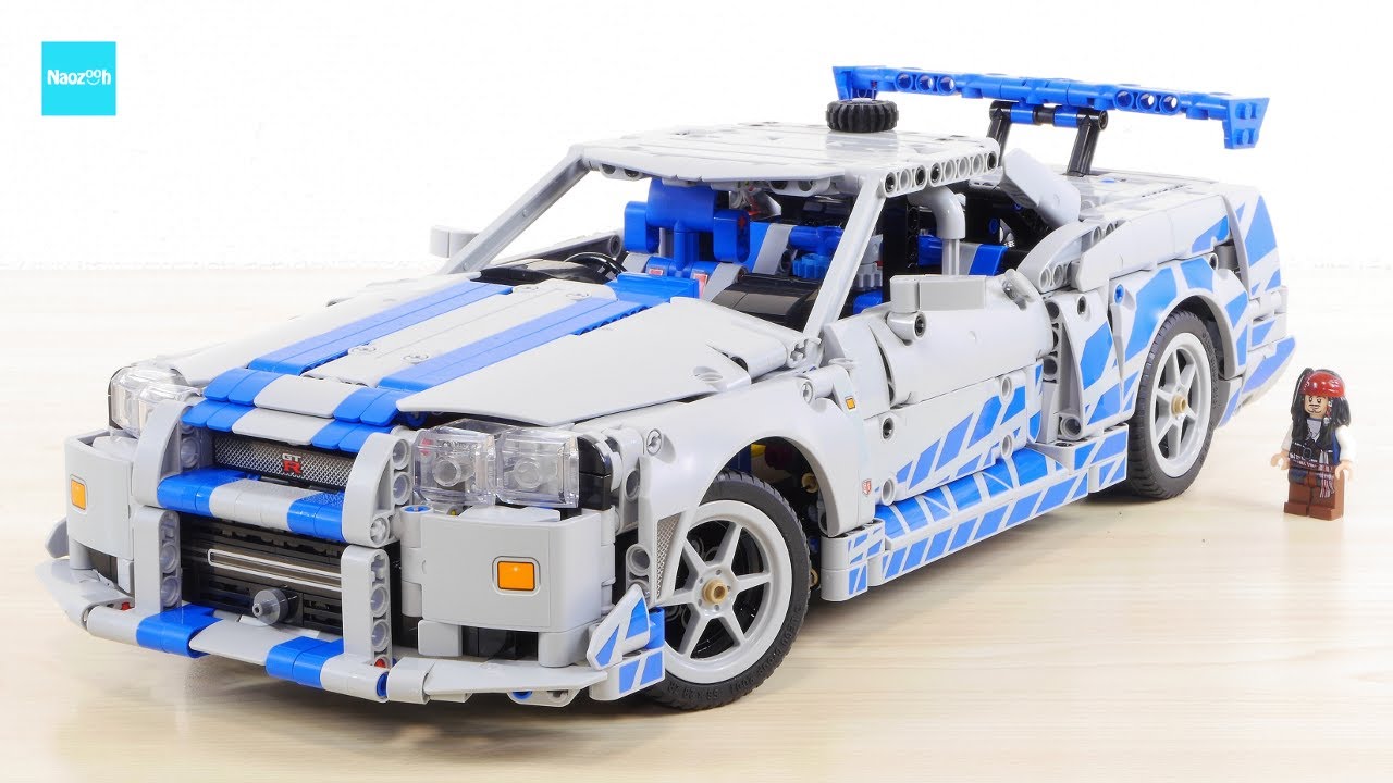 Drift-ready! LEGO Technic Nissan Skyline GT-R (R34) Fast & Furious