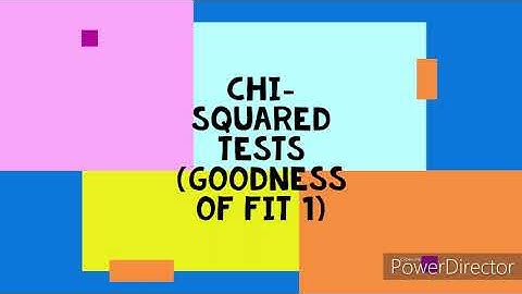 STPM MATHEMATICS T SEMESTER 3 - CHI SQUARED TEST 1