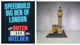 SPEED BUILD || Elizabeth Tower + Big Ben of London  || WAN-4211