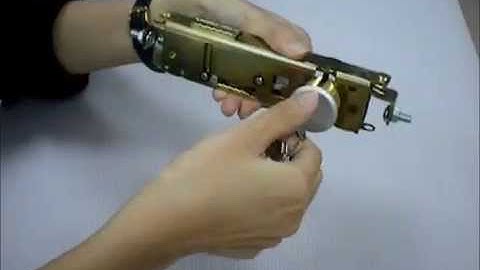 How a mortise lock work