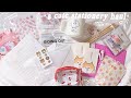 a cute stationery haul ✧‧˚ — a lot of stickers~